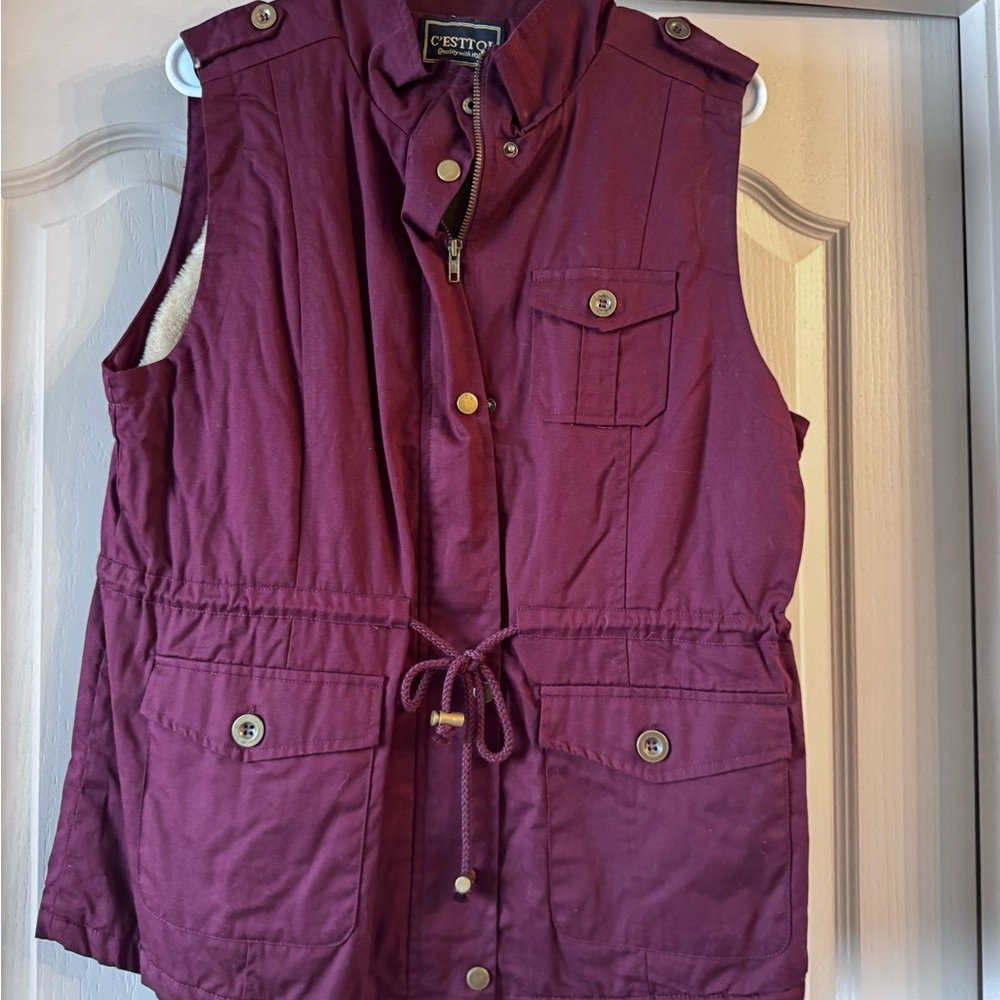 Cesto Purple Sleeveless Vest